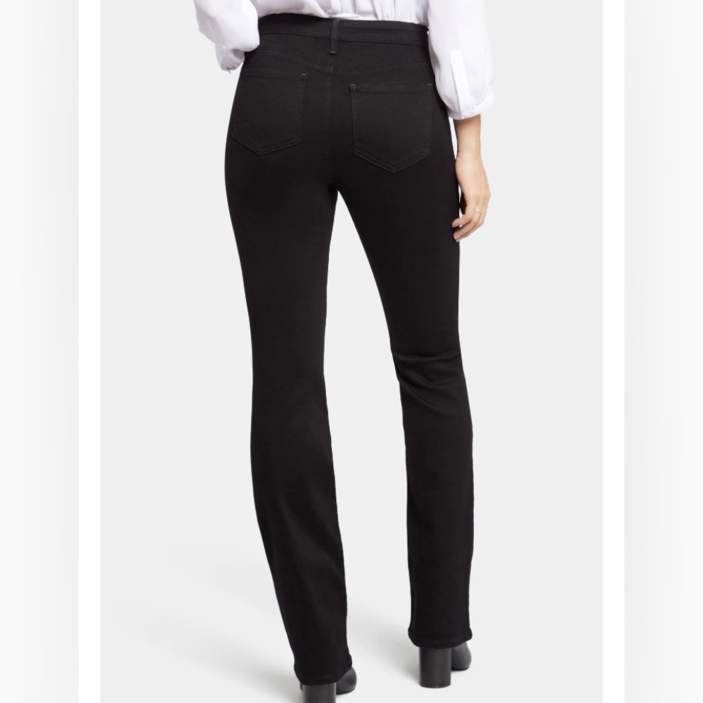 NYDJ Barbara Bootcut Jeans In Petite/short. Black. Size 8. With lift and tuck . - Picture 2 of 9